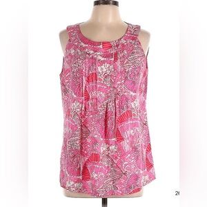Lilly Pulitzer silk tank top